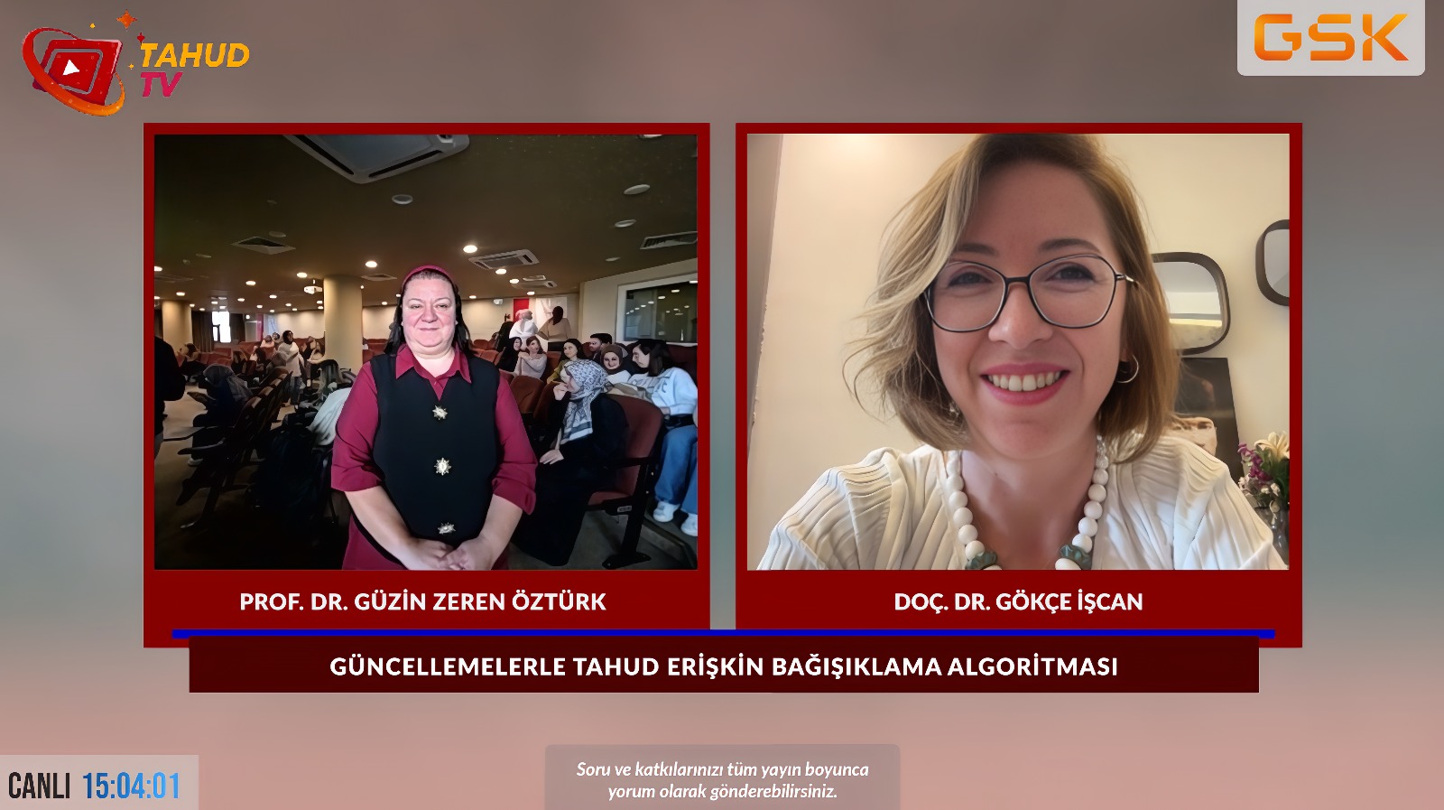 Güncellemelerle TAHUD Erişkin Bağışıklama Algoritması