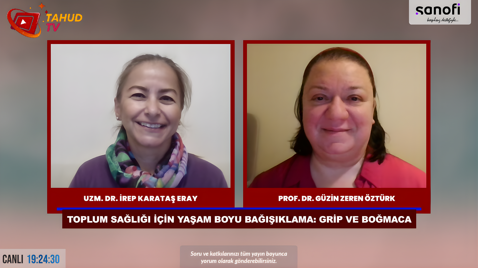 Toplum Sağlığı için Yaşam Boyu Bağışıklama: Grip ve Boğmaca